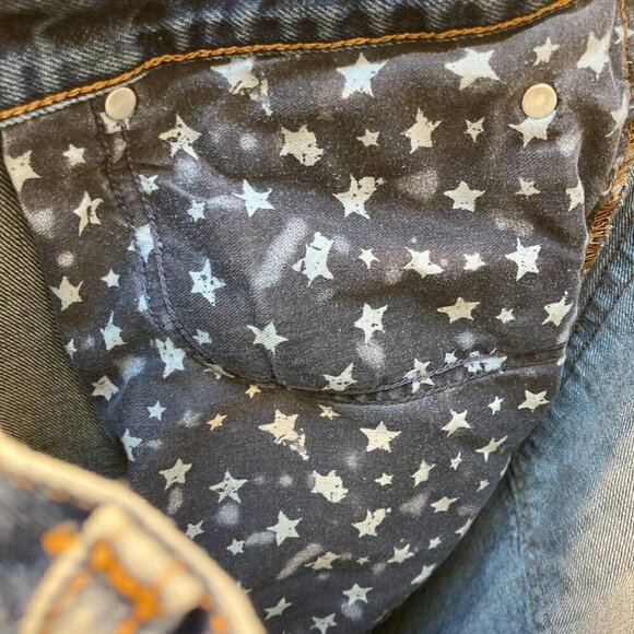 New England Patriots Gridiron Classics Denim Jeans Indigo Sports Size 38x30 - Picture 4 of 11